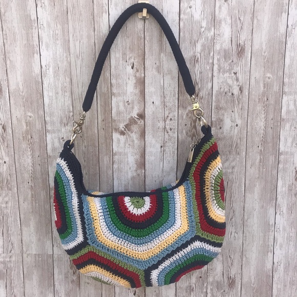 The Sak Handbags - The SAK crochet multicolored purse.